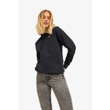 JJXX 12223961-Black Jxabbıe Rlx Ls Every Hood Swt Noos Kadın Siyah Sweatshirt