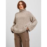 Jjxx Balıkçı Yaka Rahat Kesim Krem Kadın Kazak 12248446 - XS