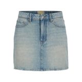 JJXX Bayan Jxlaura Short Mw Denim Etek DNM Sn Rock, Açık mavi denim/Detay: Vintage, S