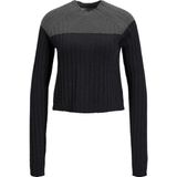 Jjxx Bisiklet Yaka Gri Kadın Kazak 12216694 - XS