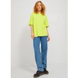 JJXX Bisiklet Yaka Sarı Kadın T-Shirt 12205777