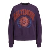 JJXX Bisiklet Yaka Sweatshırt, XS, 5002947254, Mor, kadın