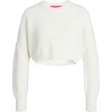 Jjxx Jxcarlota Twıst Crop Crew Neck Knıt Erkek Beyaz Kazak - 12225756
