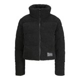 JJXX Jxısa Teddy Puffer Jacket Otw Siyah Kadın Mont