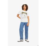 JJXX Jxletitia Kadın Beyaz T-Shirt 12252011-BlancdeBlanc