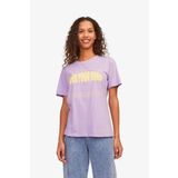 JJXX Jxletitia Kadın Mor T-Shirt 12252011-LilacBreeze