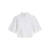 JJXX JXLULU SS CROPPED LINEN BLEND SHIRT WVN Kadın Gömlek White M