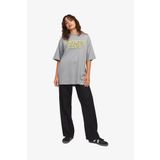 JJXX Jxrırı Loose Kadın Gri T-Shirt 12263679-Mockingbird