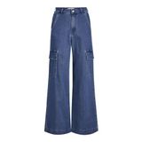 JJXX JXTOKYO Asha Wide Hw Jeans Yk DNM Koyu Mavi Denim Kadın Jeans