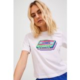 Jjxx Kadın Beyaz Kısa Kollu Tişört L Beden JXSALLY REG ONECK SS TEE Modeli