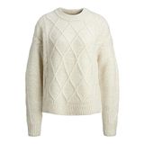 JJXX Kadın JXFRIGGA CREW NECK KNIT Triko, Kemik Rengi, L EU