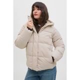 Jjxx Kadın Jxglobal Kapüşonlu Şişme Mont 12283784 Ekru - XS