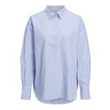 JJXX Kadın Jxjamie Ls Relaxed Poplin Shirt Noos Gömlek Bluz, Lacivert Blazer/Şeritler: Çizgili, L