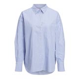 JJXX Kadın Jxjamie Ls Relaxed Poplin Shirt Noos Gömlek Bluz, Lacivert Blazer/Şeritler: Çizgili, M