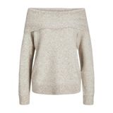JJXX Kadın Jxminka Off Shoulder Knit Örgü Elbise, Fog, M