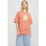 Jjxx Kadın Kirmizi Kısa Kollu Tişört S Beden JXPAIGE LOOSE SS TEE JRS Modeli