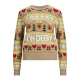 JJXX Kadın örgü kazak JXMas, Cornstalk, L