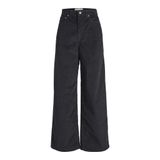 JJXX kadın pantolonu, geniş bacaklı, JXGelly Cord-, Siyah, 29W / 30L