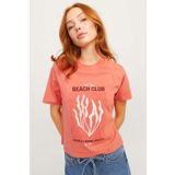 Jjxx Kadın Pembe Kısa Kollu Tişört S Beden JXSALLY REG ONECK SS TEE Modeli