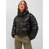 JJXX Kadın Siyah Şişme Mont Uzun Kollu Kapüşonlu Model 12236544-Black Rahat Kullanım