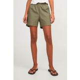 Jjxx Kadın Yeşil Günlük Şort S Beden JXPOPPY LINEN HW SHORTS P Modeli