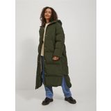 JJXX Koyu Yeşil Kadın Mont JXMISTY DOWN BLEND LONG PUFFER OTW