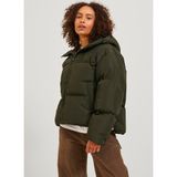Jjxx Koyu Yeşil Kadın Mont Jxmısty Down Blend Puffer Jacket Ot - XL