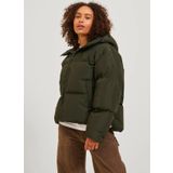 JJXX Koyu Yeşil Kadın Mont JXMISTY DOWN BLEND PUFFER JACKET OT