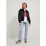 JJXX Siyah Kadın Mont JXMADISON SATIN BOMBER JACKET OTW N