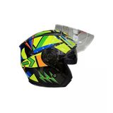 Jk-20 Jıekaı Yarım Güneş Gözlüklü Kask [G4]512 Rossi Desen L Beden