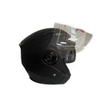 Jk-20 Jıekaı Yarım Güneş Gözlüklü Kask Matblack/X2 Red 512 Desen M Beden