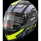 Jk-20 JK902 Çene Pedli Güneş Vizörlü Çeneden Açılır Kask [h-1 Yellow] Xl Beden