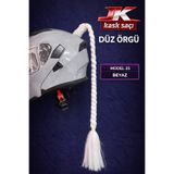 JK JİEKAİ KASK SAÇI BEYAZ ENK DÜZ ÖRGÜ MODEL-23