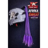 JK JİEKAİ KASK SAÇI MOR RENK AFRİKA ÖRGÜ MODEL-11