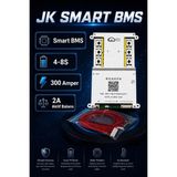 Jk Smart 4-8s 300A Bluetooth Akıllı Batarya Koruma Kartı