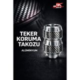 JK X-MAX 250 Ön Teker Koruma Takozu GÜMÜŞ - KB37