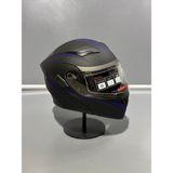 JK20 JK-902 H8 Blue Güneş Vizörlü Motosiklet Kask Çene Açılır, Hafif ve Karizmatik Tasarım