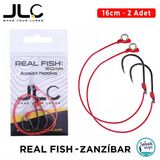 Jlc Tekli Hazır Asist İğne Real Fish 16Cm / Zanzibar (2 Adet)