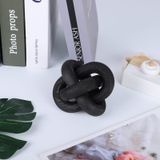 Jlong Ahşap Düğüm Dekoru, 3 Bağlantılı Ahşap Zincir Bağlantı Sehpa Dekoru, Küçük Raf Dekor Vurguları, El Oyması Modern Çiftlik Evi Boho Ahşap Düğüm Dekoratif Zincir Oturma Odası Yatak Odası Ofis için