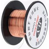 Jly Bakır Tel Bobin 0.10 mm 15 m Füme Renkli Yüksek Kalite Yol Çekme