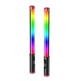 Jmary FM-128RGB OLED Ekran Göstergeli Rgb LED Işıklı Su Geçirmez Aydınlatma Çubuğu