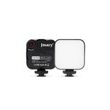 Jmary FM-48R Mini Fill Light Telefon-Kamera Üstü Pilli Aydınlatma Işığı Siyah