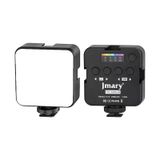 Jmary FM-69RGB RGB Led Telefon-Kamera Üstü Pilli Aydınlatma Işığı Siyah