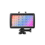 Jmary FM-72RGB IPX8 Sertifikalı RGB Su Altı Kamera Işığı Siyah