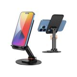 Jmary Mk-59 Yüseklik Ayarlı Katlanabilir 360 Derece Dönebilen Telefon ve Tablet Standı Siyah