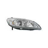 JMC Honda Cıvıc- Sd- 04/05; Far Lambası Sol Manuel (Sinyali Sarı)(Camı Setli) (Park Lamba Deliksiz)