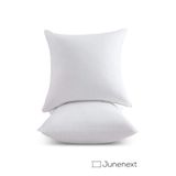 jn junenext 2 Adet Kırlent Dolgun Kare Iç Yastık 45x45 cm Antialerjik Elyaf Koltuk Yastıgı