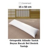 jn junenext Çok Amaçlı Ortopedik Yastık Boyun Bacak Bel Destek Yastığı 20x50 cm