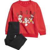 JN6098-B adidas X Disney Mickey Mouse Bebek Eşofman Takımı Kırmızı
