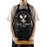 JNIAP Hıristiyan Mutfak Önlüğü Hıristiyan Mutfak Hediyeleri İncil Ayeti Önlük Taste And See That The Lord Is Good Apron, Lord Ap, L